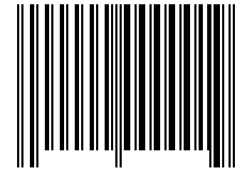 Number 1 Barcode