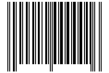 Number 10000001 Barcode