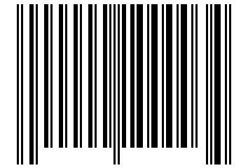 Number 100003 Barcode