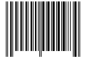 Number 1000098 Barcode