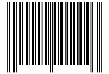 Number 10001100 Barcode