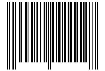Number 10001112 Barcode