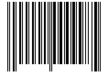 Number 1000998 Barcode