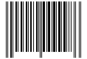 Number 10009998 Barcode