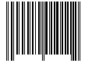 Number 10010112 Barcode