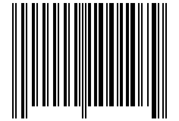 Number 100107 Barcode