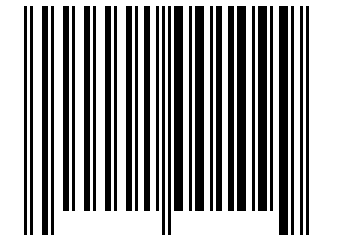 Number 1001099 Barcode