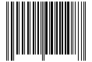 Number 1001108 Barcode