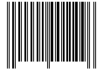 Number 1001109 Barcode