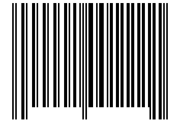 Number 1001111 Barcode