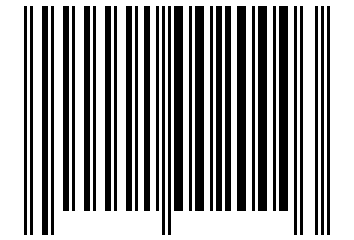 Number 1002000 Barcode