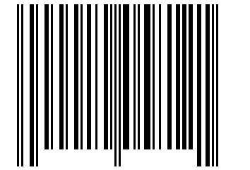 Number 10058121 Barcode