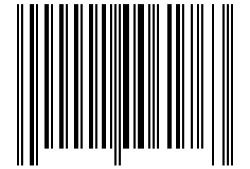 Number 1006176 Barcode