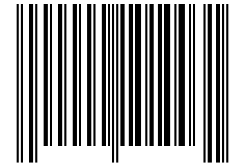 Number 101003 Barcode