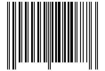 Number 101077 Barcode