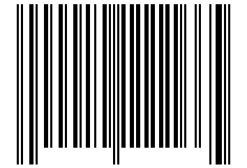 Number 10111166 Barcode