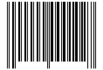 Number 102 Barcode