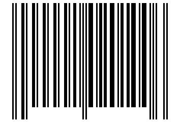 Number 1020100 Barcode