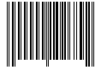 Number 102689 Barcode