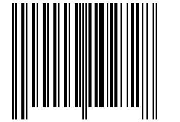 Number 102728 Barcode
