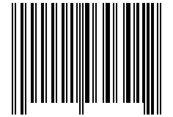 Number 1030301 Barcode