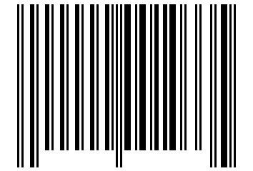 Number 1033 Barcode