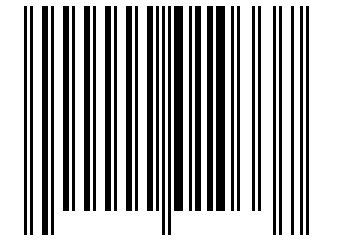 Number 10337 Barcode