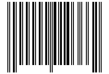 Number 10366 Barcode