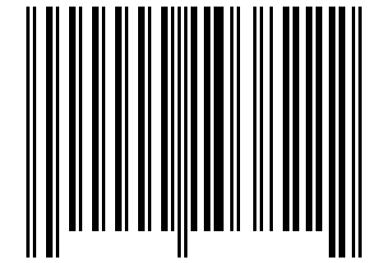 Number 103822 Barcode