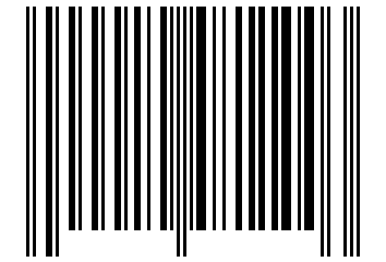 Number 10481100 Barcode