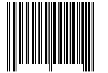 Number 1052 Barcode