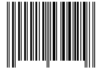 Number 10530025 Barcode
