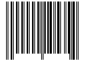 Number 105354 Barcode