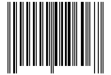 Number 10606 Barcode