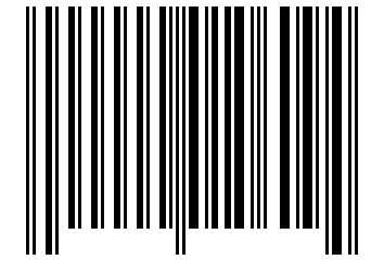 Number 10609 Barcode