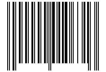 Number 10631 Barcode