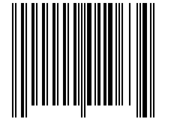 Number 10634 Barcode