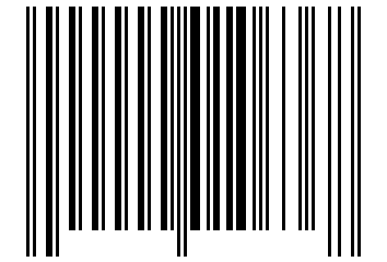 Number 10636 Barcode