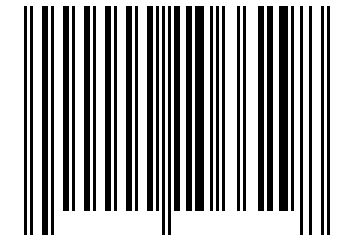 Number 106629 Barcode