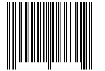 Number 1066319 Barcode