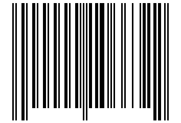 Number 106632 Barcode