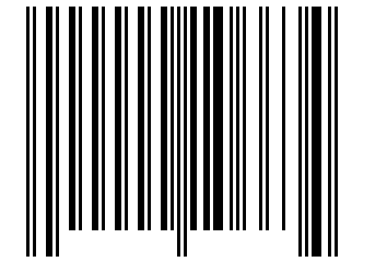 Number 106634 Barcode