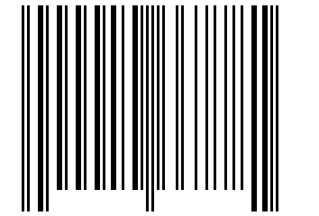 Number 10667781 Barcode