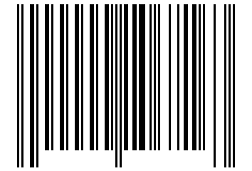 Number 106716 Barcode