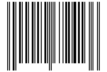 Number 10672413 Barcode