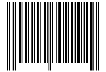 Number 10709192 Barcode