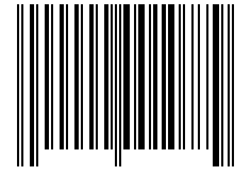 Number 1077 Barcode