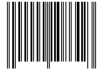 Number 108642 Barcode