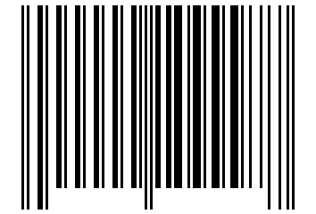 Number 109997 Barcode