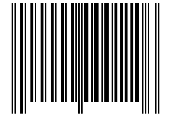 Number 110 Barcode